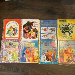 Vintage golden books. lot #3, 15 books.